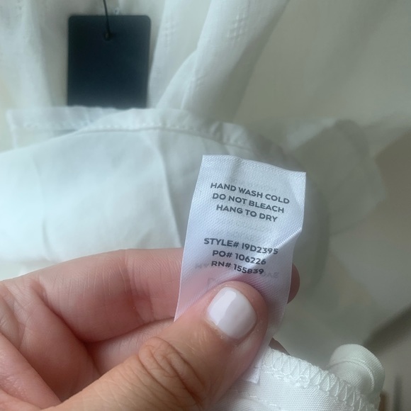 Lulus Daylight Darling Lace Trim Dress White Size Small - Picture 6 of 9